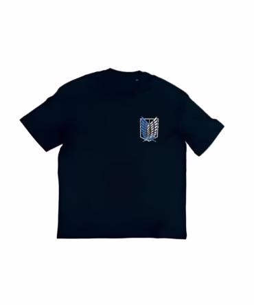 Tricou brodat logo Attack on Titan