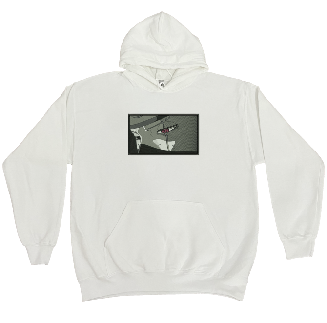 Hanorac brodat Kakashi BW - Naruto - imagine 2