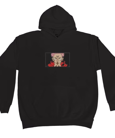 Hanorac brodat Sukuna - Jujutsu Kaisen