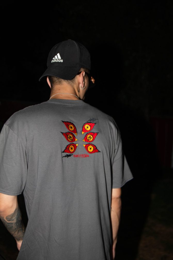 Tricou brodat Kokushibo - Demon Slayer - imagine 3