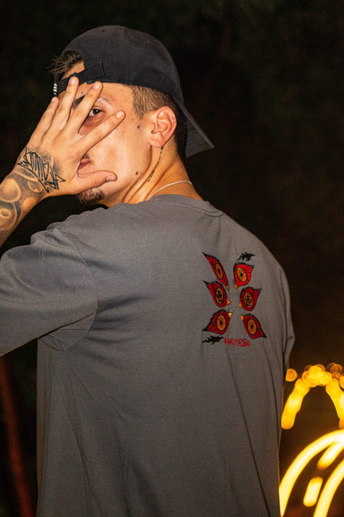 Tricou brodat Kokushibo - Demon Slayer - imagine 4