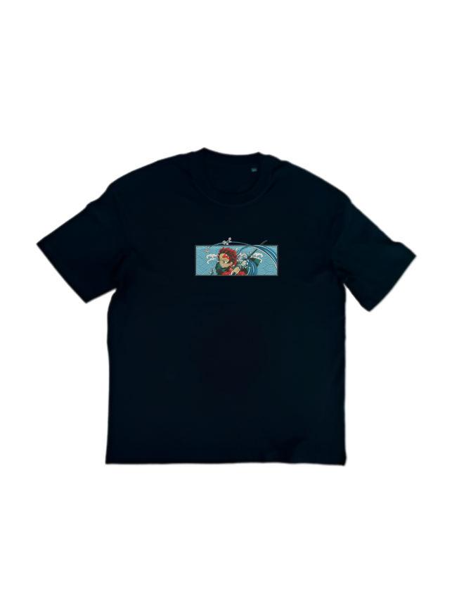 Tricou Tanjiro Waterfall - Demon Slayer - imagine 2