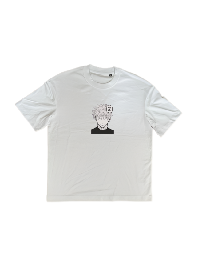 Tricou brodat Gojo Nah Id Win - Jujutsu Kaisen - imagine 2