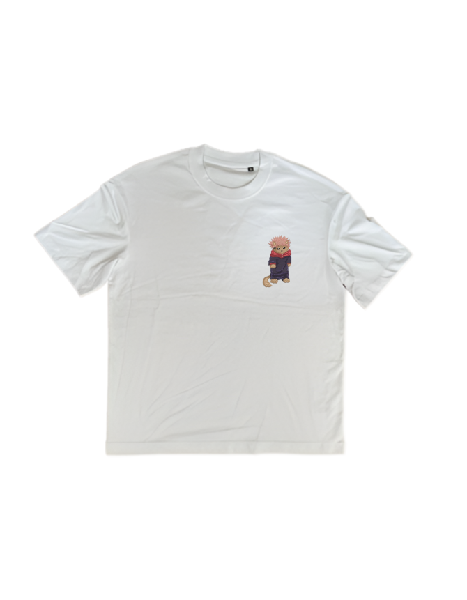 Tricou Yuji Cat - Jujutsu Kaisen - imagine 2