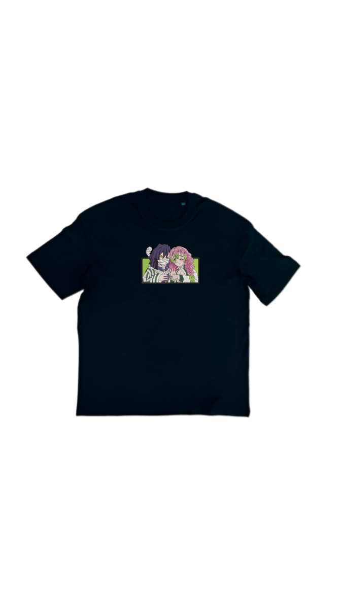 Tricou Mitsuri & Obanai - Demon Slayer - imagine 2