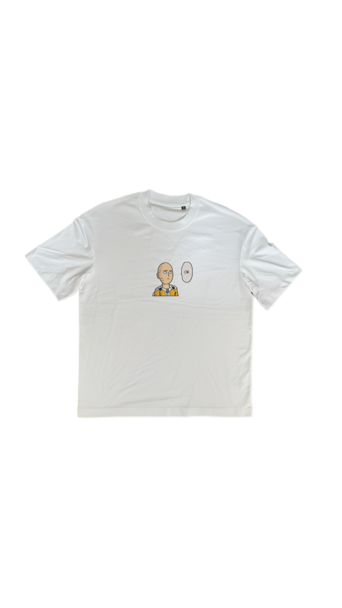 Tricou Saitama "ok" - One Punch Man - imagine 2