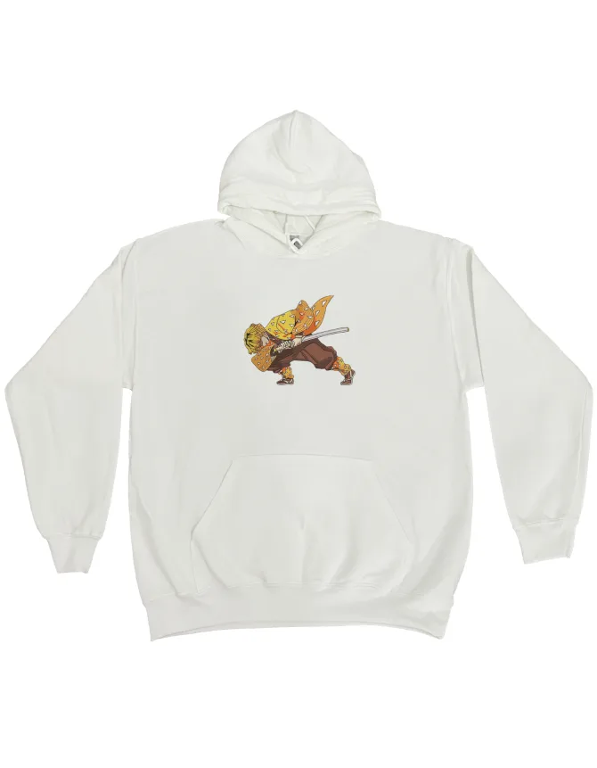 Hanorac brodat Zenitsu Agatsuma - Demon Slayer - imagine 2