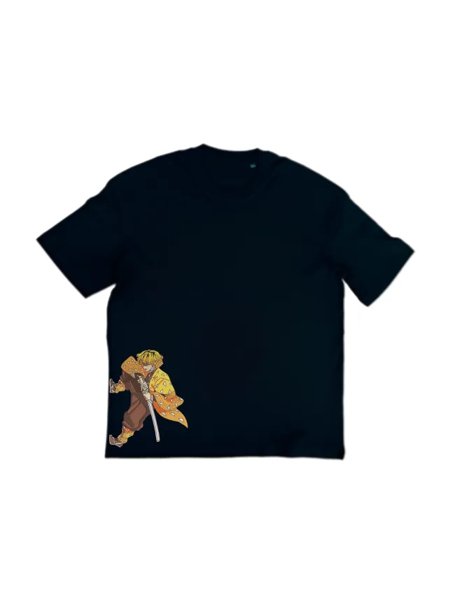 Tricou brodat Zenitsu Agatsuma - Demon Slayer - imagine 2