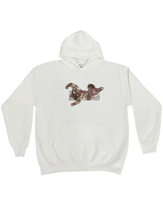 Hanorac brodat Titans Fight - Attack on Titan - imagine 2