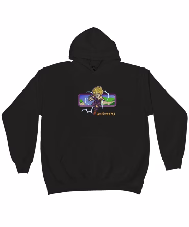 Hanorac brodat Gohan SSJ2 Dragon Ball