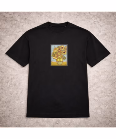 Tricou Brodat Sunflowers