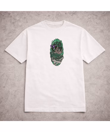 Tricou brodat Rock Lee Fifth Gate - Naruto