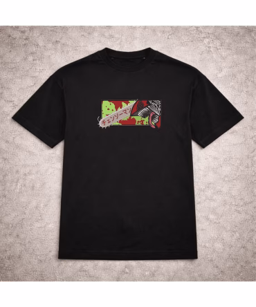 Tricou brodat Chainsaw Man