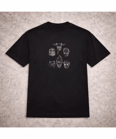 Tricou brodat Dorohedoro Heads
