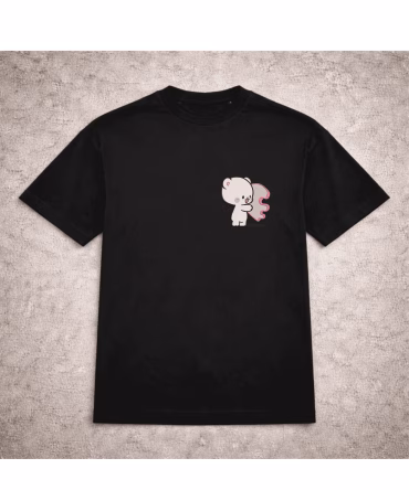 Set tricouri brodate cuplu Loving Bears V2