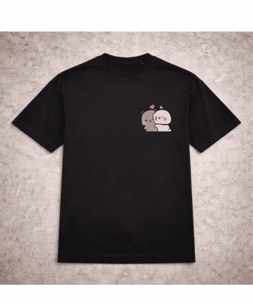 Set tricouri brodate cuplu Cute Bears