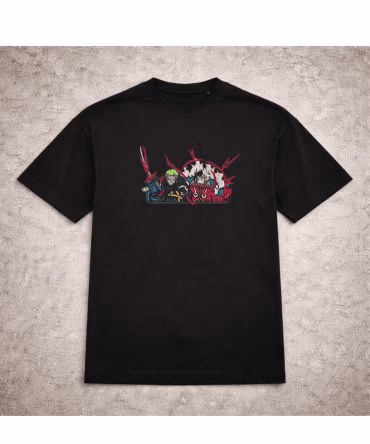 Tricou brodat Luffy si Zoro V2 One Piece