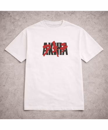 Tricou brodat Akira Logo