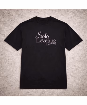 Tricou brodat Solo Leveling Logo