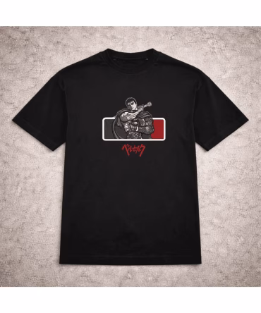 Tricou brodat Guts Berserk V2