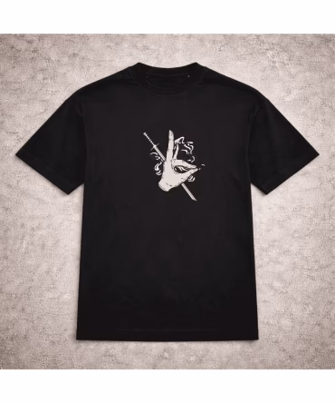 Tricou brodat Aki Hayakawa Sword Chainsaw Man