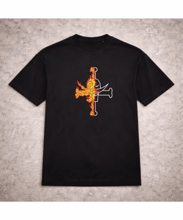 Tricou brodat Whitebeard Edward Newgate One Piece