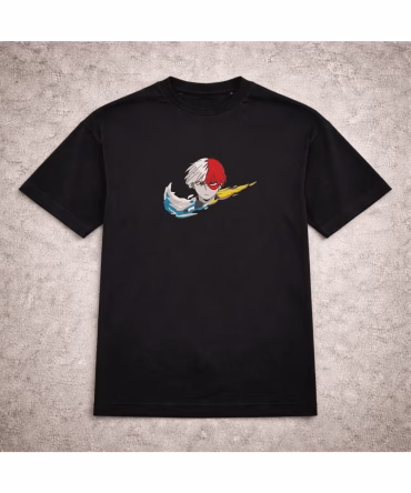 Tricou brodat Shoto Todoroki My Hero Academia V2