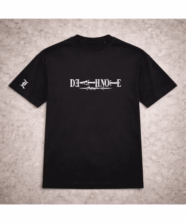 Tricou brodat Death Note logo