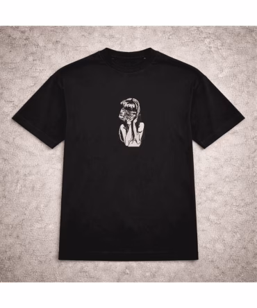 Tricou brodat Tomie Junji Ito