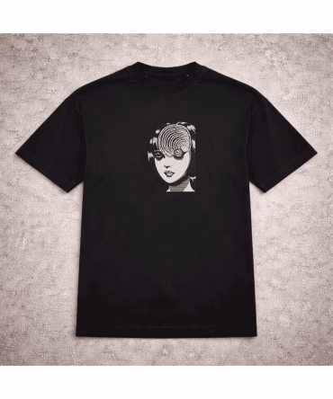 Tricou brodat Uzumaki Junji Ito