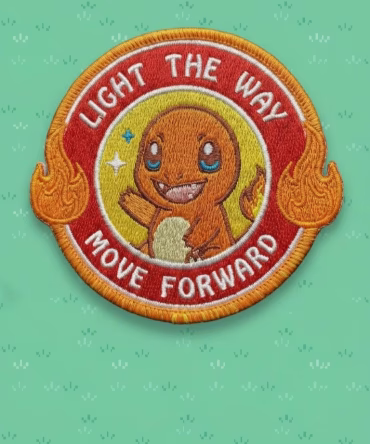 Patch brodat Charmander Pokemon