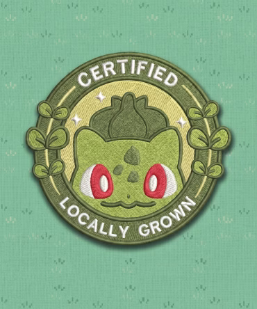 Patch brodat Bulbasaur Pokemon