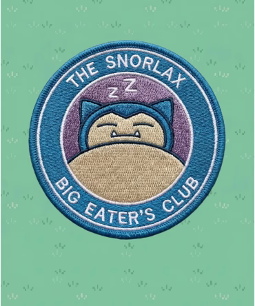Patch brodat Snorlax Pokemon