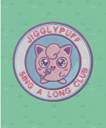 Patch brodat Jigglypuff Pokemon