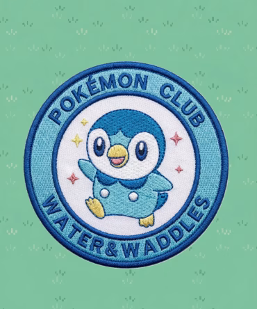 Patch brodat Piplup Pokemon