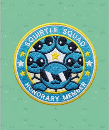 Patch brodat Squirtle Pokemon