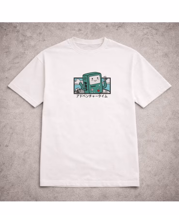 Tricou brodat BMO Adventure Time
