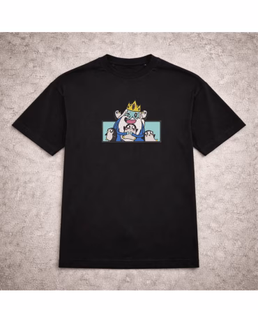 Tricou brodat Împăratul Gheții Adventure Time