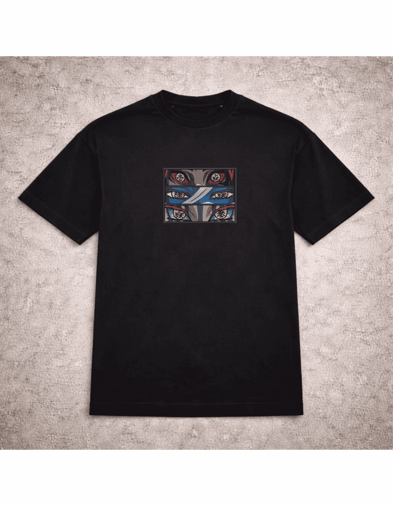 Tricou brodat 3 Demoni Demon Slayer