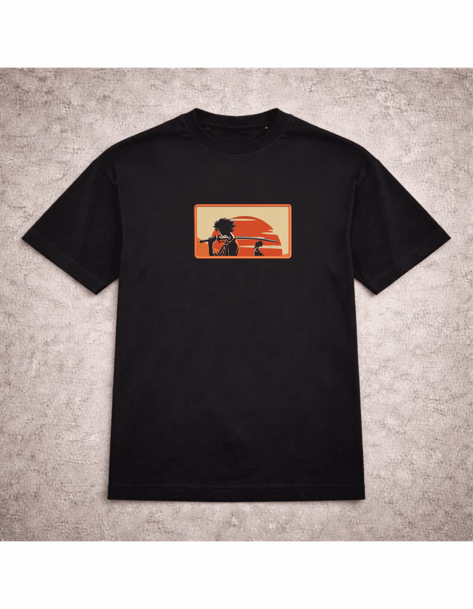 Tricou brodat Samurai Champloo