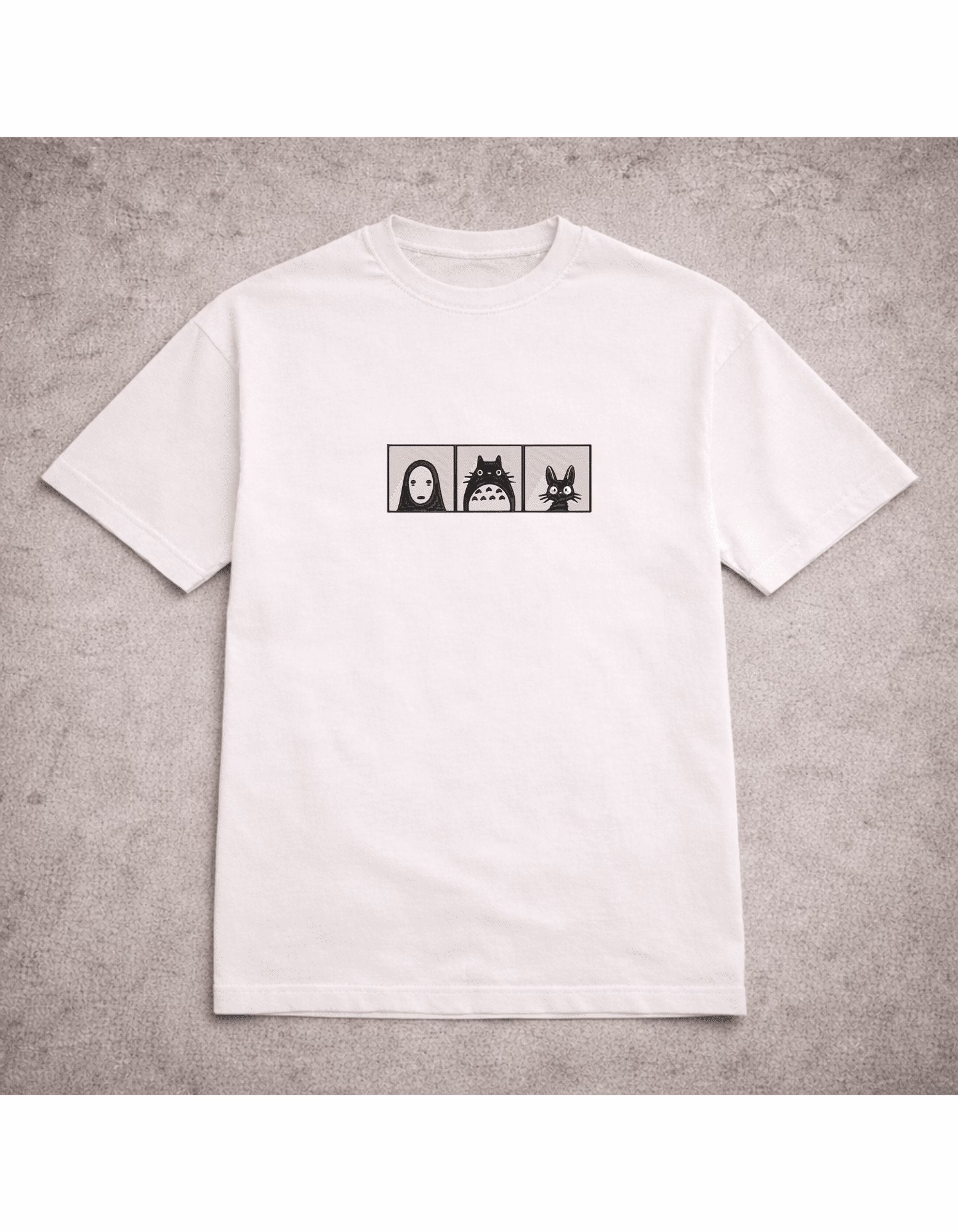 Tricou brodat Spirited Away Cute