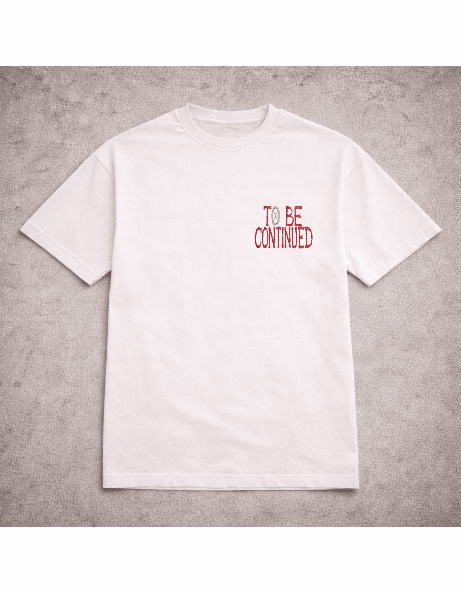 Tricou brodat To Be Continued One Piece