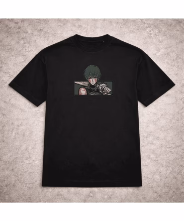Tricou brodat Maki Border Jujutsu Kaisen