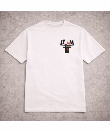 Tricou brodat Aku Happy Face Samurai Jack