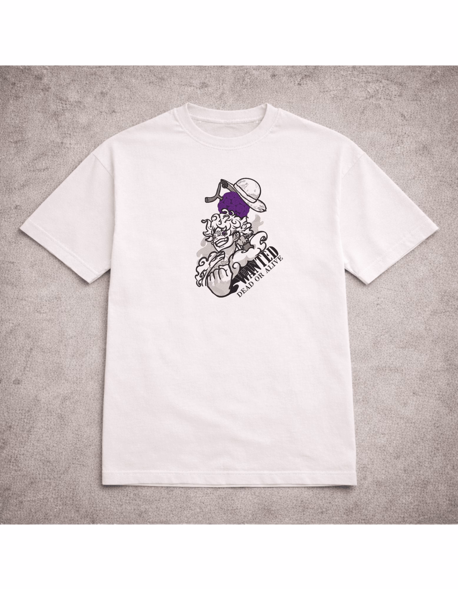 Tricou brodat Luffy Dead or Alive One Piece