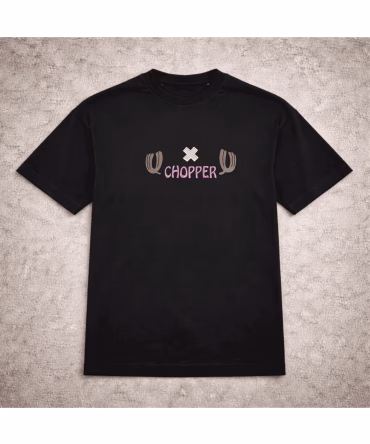 Tricou brodat Chopper Logo One Piece