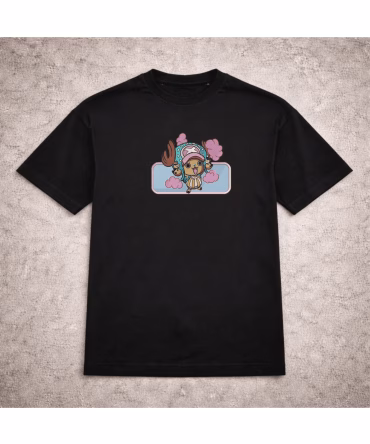 Tricou brodat Chopper Border One Piece