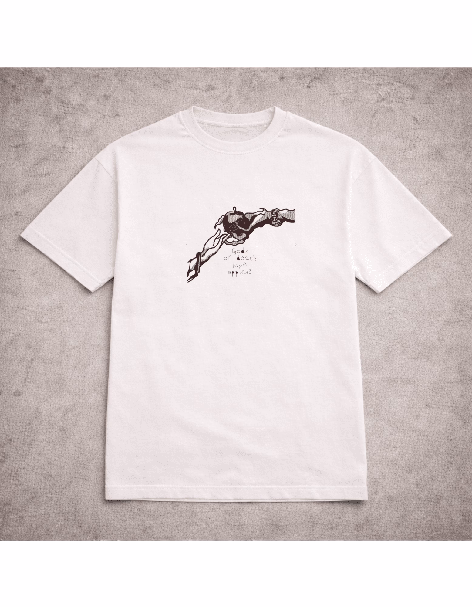Tricou brodat Death Note Hands