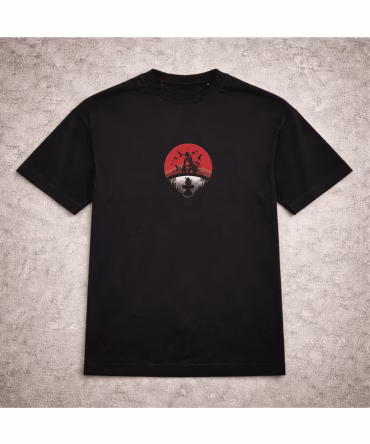Tricou brodat Uchiha V2 Naruto