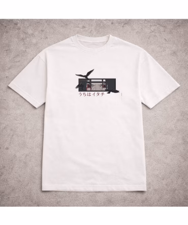 Tricou brodat Itachi Border Naruto